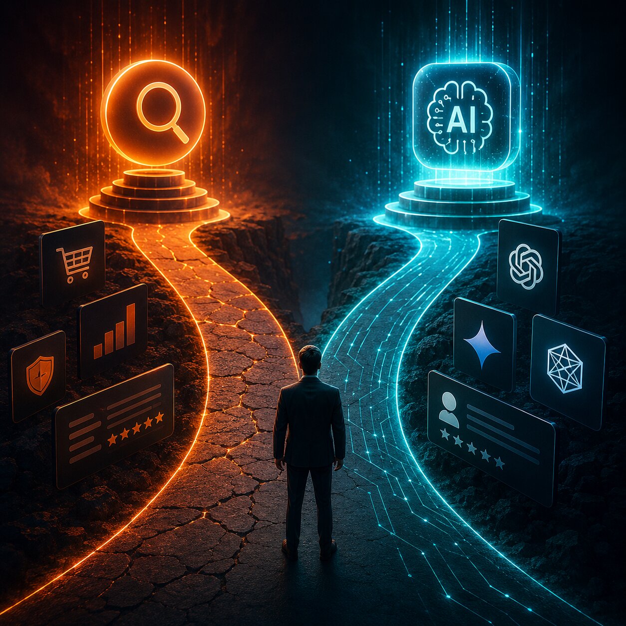 AI search behaviour shift - brands missing from ChatGPT and Gemini answers