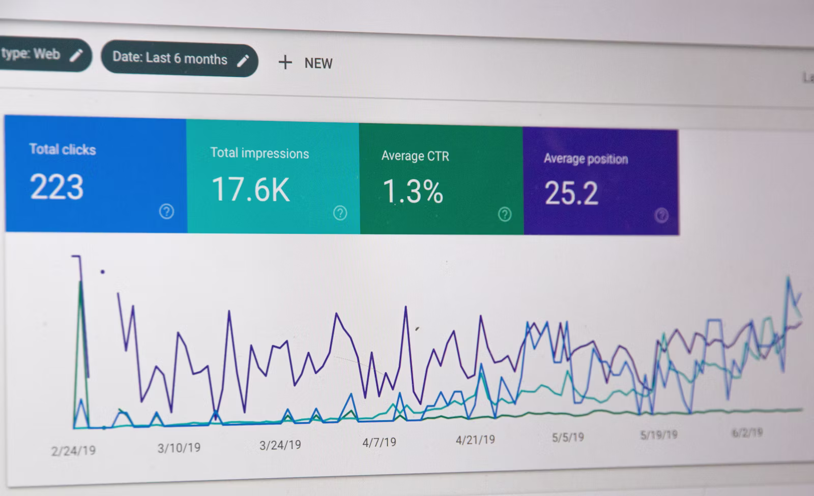 NexaVision competitor intelligence dashboard - search visibility audit phase